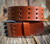 Full Grain Buffalo Leather Triple Prong Belt 1.75"