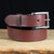 Heavy Duty Creased Edge Steer Hide Lifetime Belt 1.5"