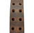 Men's Double Prong Leather Belt - Crazy Horse Brown