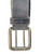 Men's Double Prong Leather Belt - Crazy Horse Gray