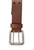 Men's Double Prong Leather Belt - Brown