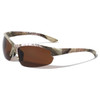 Camouflage Semi Rimless Sport UV400, UVA & UVB Sunglasses