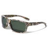 Camouflage Grip Temple Square Sport UV400, UVA & UVB Sunglasses