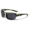Camouflage Thick Frame Rectangle Sport UV400, UVA & UVB Sunglasses