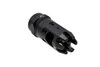 Strike Industries SI-MK9-COMP Mini King Comp 9mm, black tactical firearm muzzle compensator with a compact, multi-port design for recoil reduction.