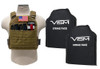 NcStar NcSTAR LCS Sentry Laser Cut Plate Carrier w/2 LVL IIIA Plates, a Triple Kangaroo Pouch that Holds 2 AR Mags & 1 Tourniquet 