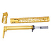 Guntec USA AIRLITE-SET-308-GOLD Guntec USA AIRLITE-SET-308-GOLD AR .308 AIR Lite Series Complete Furniture Set (Anodized Gold) AIRLITE-SET-308-GOLD