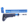 Guntec USA HC-SET-G2-308-BLUE AR .308 "Honeycomb" Series Complete Furniture Set (Gen 2) (Anodized Blue)