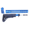  Guntec USA HC-SET-G2-308-BLUE AR .308 "Honeycomb" Series Complete Furniture Set (Gen 2) (Anodized Blue) 