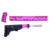 Guntec USA TRUMP-SET-MIL-PINK AR-15 "Trump Series" Limited Edition Furniture Set (Anodized Pink)