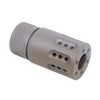 Guntec USA 1326-MB-P-MINI-9-FDE Guntec USA 1326-MB-P-MINI-9-FDE AR-15 Mini Slip Over Barrel Shroud With Multi Port Muzzle Brake (9mm) (Flat Dark Earth) 1326-MB-P-MINI-9-FDE