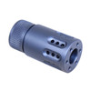 Guntec USA 1326-MB-P-MINI-9-GREY Guntec USA 1326-MB-P-MINI-9-GREY AR 9MM Mini Slip Over Barrel Shroud With Multi Port Muzzle Brake (Anodized Grey) 1326-MB-P-MINI-9-GREY