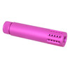 Guntec USA 1326-MB-P-PINK Guntec USA 1326-MB-P-PINK 223/5.56 Rifle Cal Slip Over Barrel Shroud With Multi Port Muzzle Brake (Anodized Pink) 1326-MB-P-PINK