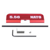 Guntec USA 223GATE-G3-556N-RED AR-15 Ejection Port Dust Cover Assembly (Gen 3) (W/ Lasered 5.56 NATO) (Anodized Red)