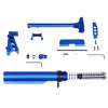 Guntec USA BLUE-KIT AR-15 Accessory Accent Kit (Anodized Blue)