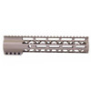 Guntec USA GT-10ALC-FDE Guntec USA GT-10ALC-FDE 10" AIR-LOK Series M-LOK Compression Free Floating Handguard With Monolithic Top Rail (Flat Dark Earth) GT-10ALC-FDE