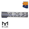 Guntec USA GT-10ALC-G2-G Guntec USA GT-10ALC-G2-G 10" AIR-LOK Series M-LOK Compression Free Floating Handguard With Monolithic Top Rail (Gen 2) (OD Green) GT-10ALC-G2-G