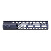  Guntec USA GT-10MLK-AL 10" Air Lite M-LOK Free Floating Handguard With Monolithic Top Rail (Anodized Black) 