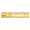  Guntec USA GT-10MLK-AL-GOLD 10" Air Lite M-LOK Free Floating Handguard With Monolithic Top Rail (Anodized Gold) 