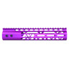 Guntec USA GT-10MLK-AL-PURPLE Guntec USA GT-10MLK-AL-PURPLE 10" Air Lite M-LOK Free Floating Handguard With Monolithic Top Rail (Anodized Purple) GT-10MLK-AL-PURPLE
