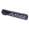 Guntec USA GT-12ALC-G2-308 Guntec USA GT-12ALC-G2-308 AR-308 12" AIR-LOK Series M-LOK Compression Free Floating Handguard With Monolithic Top Rail (Gen 2) (Anodized Black) GT-12ALC-G2-308