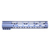 Guntec USA GT-12ALC-G2-GREY Guntec USA GT-12ALC-G2-GREY 12" AIR-LOK Series M-LOK Compression Free Floating Handguard With Monolithic Top Rail (Gen 2) (Anodized Grey) GT-12ALC-G2-GREY