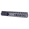 Guntec USA GT-12HC-AL-MLK Guntec USA GT-12HC-AL-MLK 12" Air Lite Series 'Honeycomb' M-LOK Free Floating Handguard With Monolithic Top Rail (Anodized Black) GT-12HC-AL-MLK