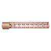 Guntec USA GT-15ALC-BRZ 15" Air-LOK Series M-LOK Compression Free Floating Handguard With Monolithic Top Rail (Anodized Bronze)