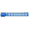 Guntec USA GT-15ALC-G2-BLUE Guntec USA GT-15ALC-G2-BLUE 15" AIR-LOK Series M-LOK Compression Free Floating Handguard With Monolithic Top Rail (Gen 2) (Anodized Blue) GT-15ALC-G2-BLUE