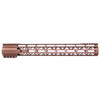 Guntec USA GT-15ALC-G2-BRZ 15" AIR-LOK Series M-LOK Compression Free Floating Handguard With Monolithic Top Rail (Gen 2) (Anodized Bronze)