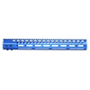 Guntec USA GT-15MLK-BLUE Guntec USA GT-15MLK-BLUE 15" Ultra Lightweight Thin M-LOK System Free Floating Handguard With Monolithic Top Rail (Anodized Blue) GT-15MLK-BLUE