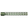 Guntec USA GT-16.5ALC-GREEN Guntec USA GT-16.5ALC-GREEN 16.5" AIR-LOK Series M-LOK Compression Free Floating Handguard With Monolithic Top Rail (Anodized Green) GT-16.5ALC-GREEN