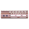 Guntec USA GT-675MLK-BRZ Guntec USA GT-675MLK-BRZ 6.75" ULtra Lightweight Thin M-LOK Free Floating Handguard With Monolithic Top Rail (Anodized Bronze) GT-675MLK-BRZ