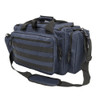 NcStar NcSTAR CVCRB2950BL Competition Range Bag, navy blue tactical shooting gear bag with multiple zippered compartments and adjustable shoulder strap.