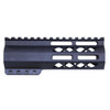  Guntec USA GT-6ALC 6" AIR-LOK Series M-LOK Compression Free Floating Handguard With Monolithic Top Rail (Anodized Black) 