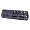 Guntec USA GT-6MLK 6" Ultra Lightweight Thin M-LOK Free Floating Handguard With Monolithic Top Rail (Anodized Black)