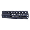 Guntec USA GT-7MLK 7" Ultra Lightweight Thin M-LOK Free Floating Handguard With Monolithic Top Rail