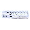 Guntec USA GT-7MLK-CLEAR Guntec USA GT-7MLK-CLEAR 7" Ultra Lightweight Thin M-LOK Free Floating Handguard With Monolithic Top Rail (Anodized Clear) GT-7MLK-CLEAR