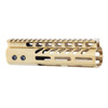 Guntec USA GT-7MLK-GP Guntec USA GT-7MLK-GP 7" Ultra Lightweight Thin M-LOK Free Floating Handguard With Monolithic Top Rail (Gold Plated) GT-7MLK-GP