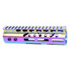 Guntec USA GT-7MLK-M-RPVD Guntec USA GT-7MLK-M-RPVD 7" Ultra Lightweight Thin M-LOK Free Floating Handguard With Monolithic Top Rail (Matte Rainbow PVD Coated) GT-7MLK-M-RPVD
