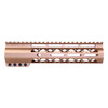 Guntec USA GT-9ALC-BRZ 9" AIR-LOK Series M-LOK Compression Free Floating Handguard With Monolithic Top Rail (Anodized Bronze)