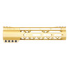 Guntec USA GT-9ALC-G2-GOLD Guntec USA GT-9ALC-G2-GOLD 9" AIR-LOK Series M-LOK Compression Free Floating Handguard With Monolithic Top Rail (Gen 2) (Anodized Gold) GT-9ALC-G2-GOLD