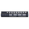  Guntec USA GT-9MLK 9" Ultra Lightweight Thin M-LOK System Free Floating Handguard With Monolithic Top Rail (Anodized Black) 