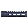 Guntec USA GT-9MLK-308 Guntec USA GT-9MLK-308 9" Ultra Lightweight Thin M-LOK System Free Floating Handguard With Monolithic Top Rail (.308 Cal) (Anodized Black) GT-9MLK-308