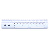Guntec USA GT-9MLK-CLEAR Guntec USA GT-9MLK-CLEAR 9" Ultra Lightweight Thin M-LOK System Free Floating Handguard With Monolithic Top Rail (Anodized Clear) GT-9MLK-CLEAR