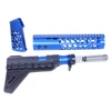 Guntec USA HCP-BLUE Guntec USA HCP-BLUE 223/5.56 Rifle Honeycomb Pistol Furniture Set (Anodized Blue) HCP-BLUE