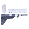 Guntec USA HCP-CLEAR Guntec USA HCP-CLEAR 223/5.56 Rifle Honeycomb Pistol Furniture Set (Anodized Clear) HCP-CLEAR