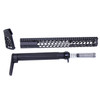 Guntec USA HC-SET-ASTK AR-15 "Honeycomb Series" Complete Furniture Set (Anodized Black)