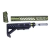 Guntec USA HC-SET-G2-GREEN Guntec USA HC-SET-G2-GREEN 223/5.56 Rifle "Honeycomb" Series Complete Furniture Set (Gen 2) (Anodized Green) HC-SET-G2-GREEN