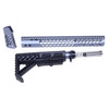 Guntec USA HC-SET-G2-GREY Guntec USA HC-SET-G2-GREY 223/5.56 Rifle "Honeycomb" Series Complete Furniture Set (Gen 2) (Anodized Grey) HC-SET-G2-GREY